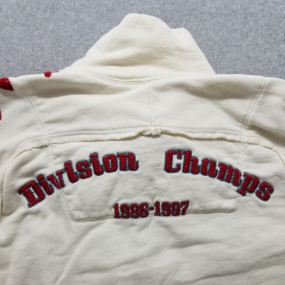 Johnny Was Jacket Womens Large White Tan Pockets Zip‎ Mock Neck Embroidered - Picture 16 of 16